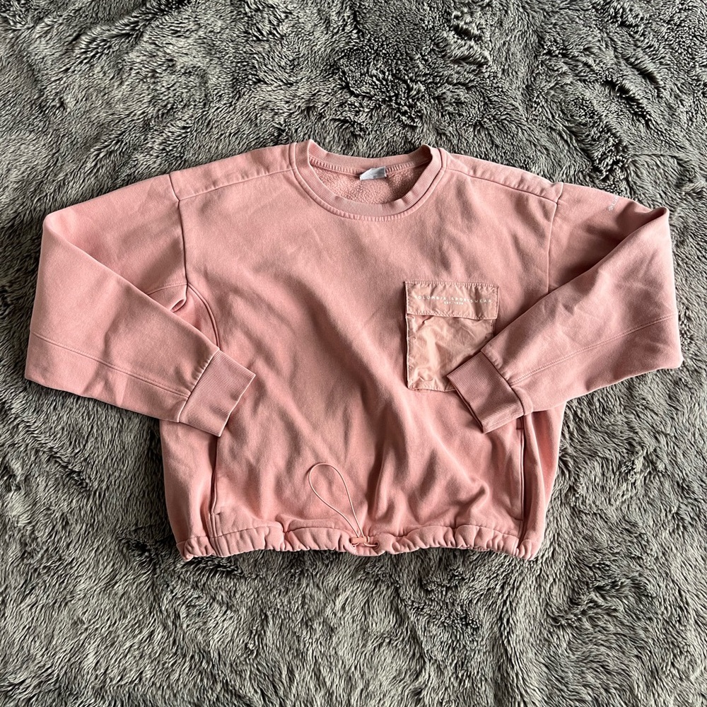 Pink Columbia Crewneck Sweatshirt with Pocket